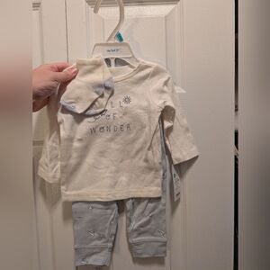 3-6 Month Matching Set NWT long Sleeve